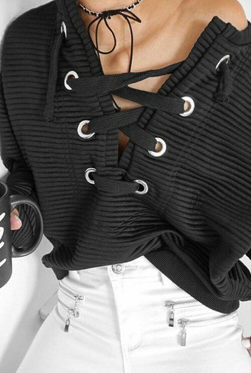 czarny rozpinany sweter damski